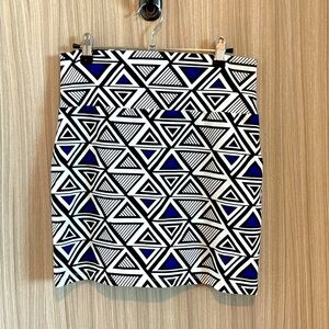 AKIRA Afro-print pencil skirt sz. Large